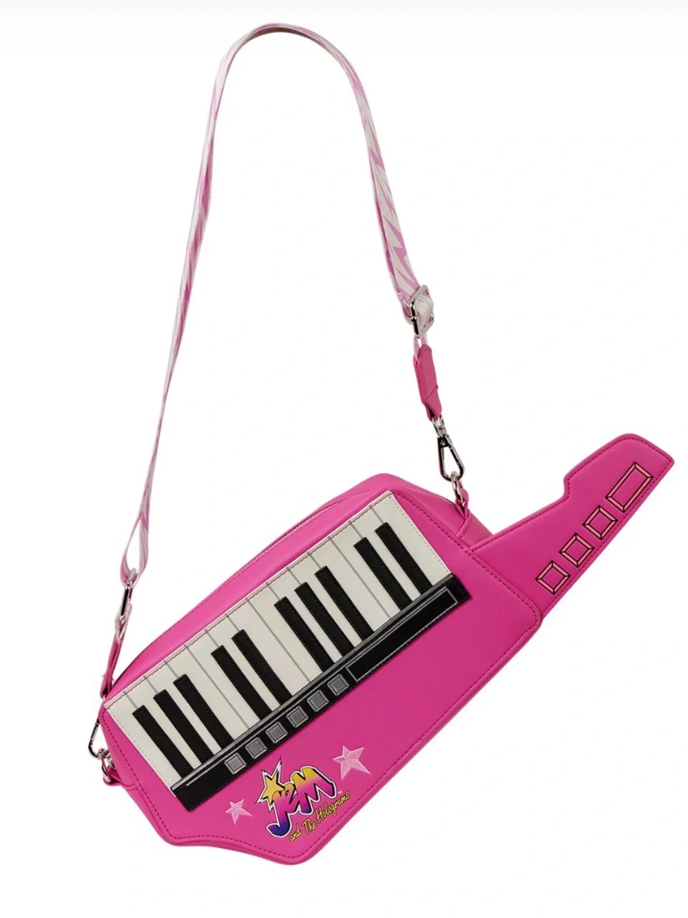 JEM and the Holograms Figural Keytar Glow Crossbody Bag